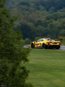 Preview wallpaper car, sports car, yellow, tuning, speed