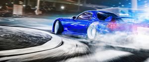 Preview wallpaper car, sportscar, drift, speed, racing