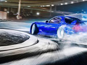 Preview wallpaper car, sportscar, drift, speed, racing