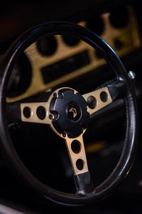 Preview wallpaper car, steering wheel, metal, black