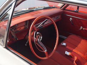 Preview wallpaper car, steering wheel, salon, retro, red