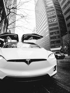 Preview wallpaper car, supercar, bw, luxury