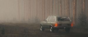 Preview wallpaper car, suv, fog