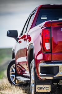 Preview wallpaper car, suv, red, headlight