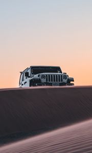 Preview wallpaper car, suv, sand, desert