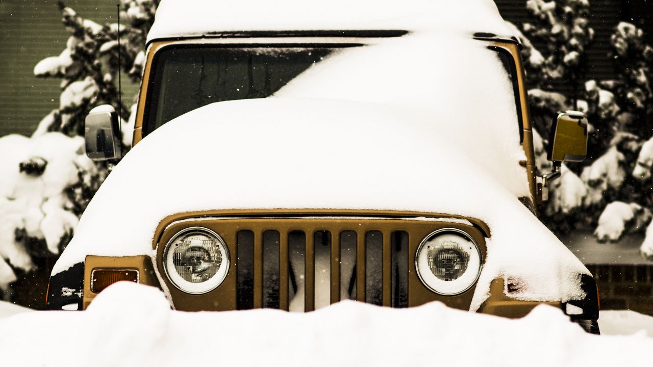 Wallpaper car, suv, snow