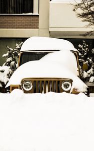 Preview wallpaper car, suv, snow