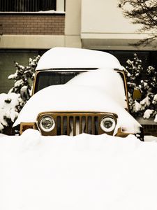 Preview wallpaper car, suv, snow