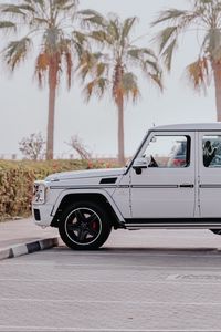 Preview wallpaper car, suv, white