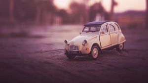 Preview wallpaper car, toy, retro, side view