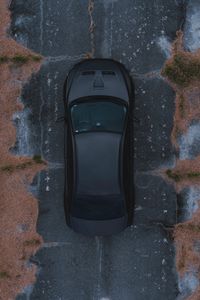 Preview wallpaper car, view from above, road