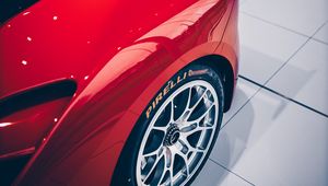 Preview wallpaper car, wheel, spoiler, sports car