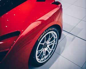 Preview wallpaper car, wheel, spoiler, sports car