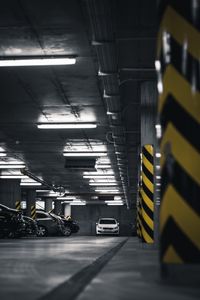Preview wallpaper car, white, parking, cars