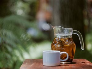 Preview wallpaper carafe, cup, drink