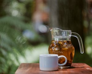 Preview wallpaper carafe, cup, drink