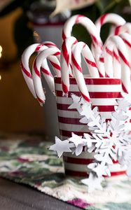 Preview wallpaper caramel, cup, decor, new year, christmas