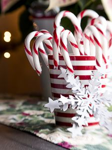 Preview wallpaper caramel, cup, decor, new year, christmas