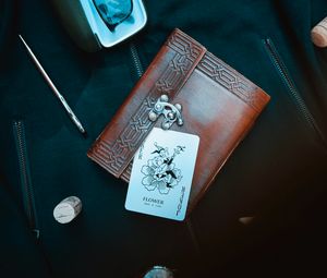 Preview wallpaper card, joker, wallet, glasses