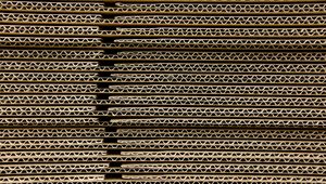 Preview wallpaper cardboard, corrugated, wavy, texture