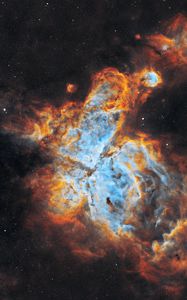 Preview wallpaper carina nebula, nebula, galaxy, space