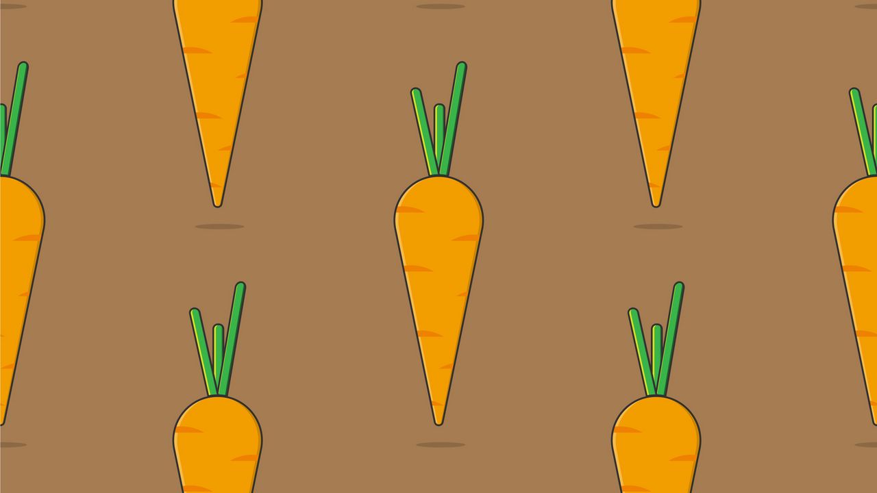 Wallpaper carrots, art, background, vegetables