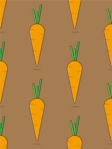 Preview wallpaper carrots, art, background, vegetables