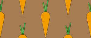 Preview wallpaper carrots, art, background, vegetables