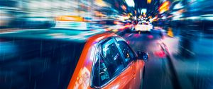 Preview wallpaper cars, speed, blur, lights, long exposure
