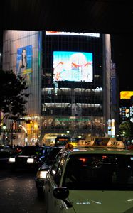 Preview wallpaper cars, street, city, night