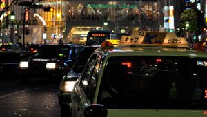 Preview wallpaper cars, street, city, night