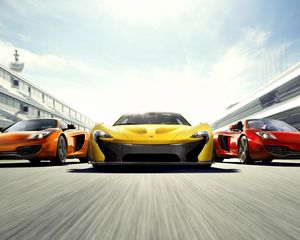 Preview wallpaper cars, three, style, sports
