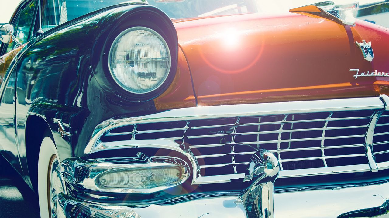 Wallpaper cars, vintage, front, headlight