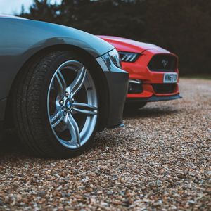 Preview wallpaper cars, wheel, headlights