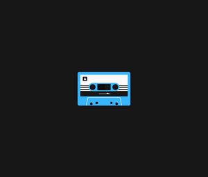 Preview wallpaper cassette, art, vector, minimalism