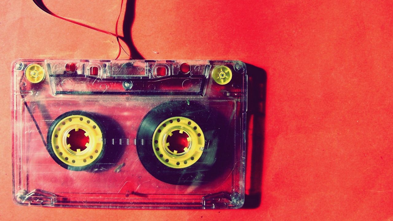 Wallpaper cassette, music, vintage, film