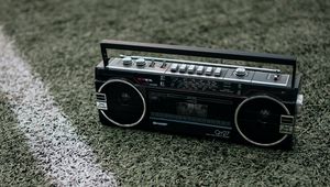 Preview wallpaper cassette player, retro, vintage, music