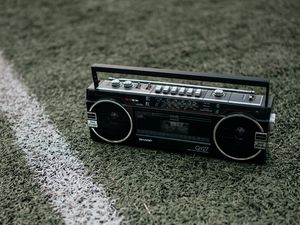 Preview wallpaper cassette player, retro, vintage, music