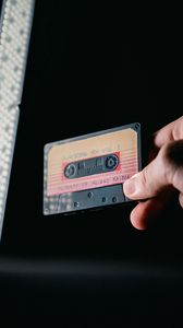 Preview wallpaper cassette, retro, vintage, music, hand