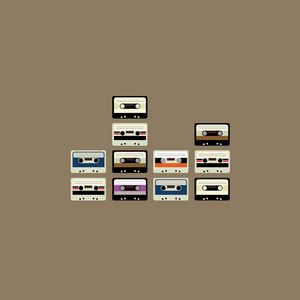 Preview wallpaper cassette, set, retro