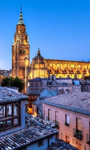 Preview wallpaper castilla-la mancha, alcazar de toledo, toledo, spain