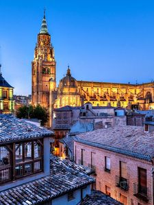 Preview wallpaper castilla-la mancha, alcazar de toledo, toledo, spain