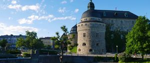 Preview wallpaper castle, architecture, building, bridge