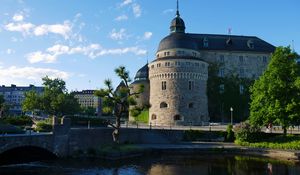 Preview wallpaper castle, architecture, building, bridge