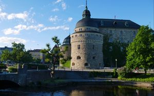 Preview wallpaper castle, architecture, building, bridge