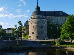 Preview wallpaper castle, architecture, building, bridge