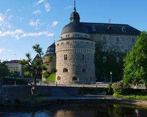 Preview wallpaper castle, architecture, building, bridge