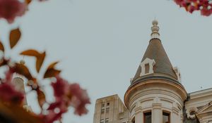 Preview wallpaper castle, architecture, building, branches