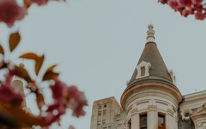 Preview wallpaper castle, architecture, building, branches