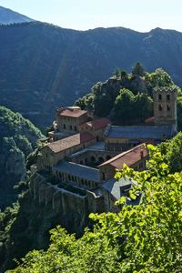 Preview wallpaper castle, architecture, forest, trees